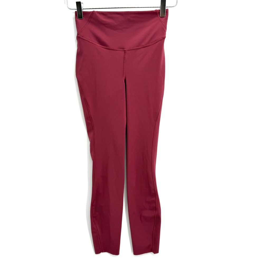 Lululemon Base Pace High-Rise Running Tight 25" Size 4 Leggings Mulled Wine Red